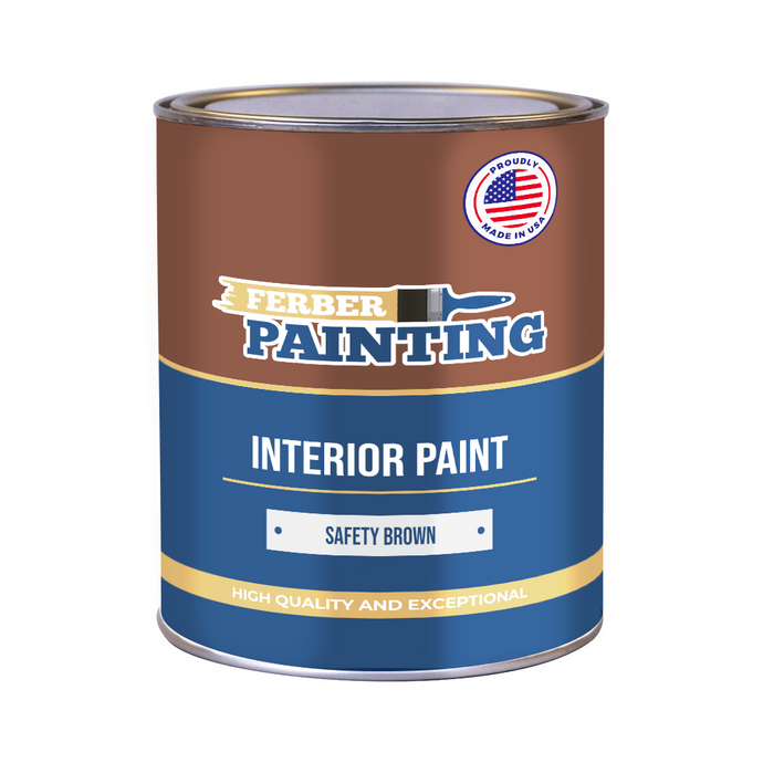 Maľovanie interiéru Bezpečnostná hnedá
