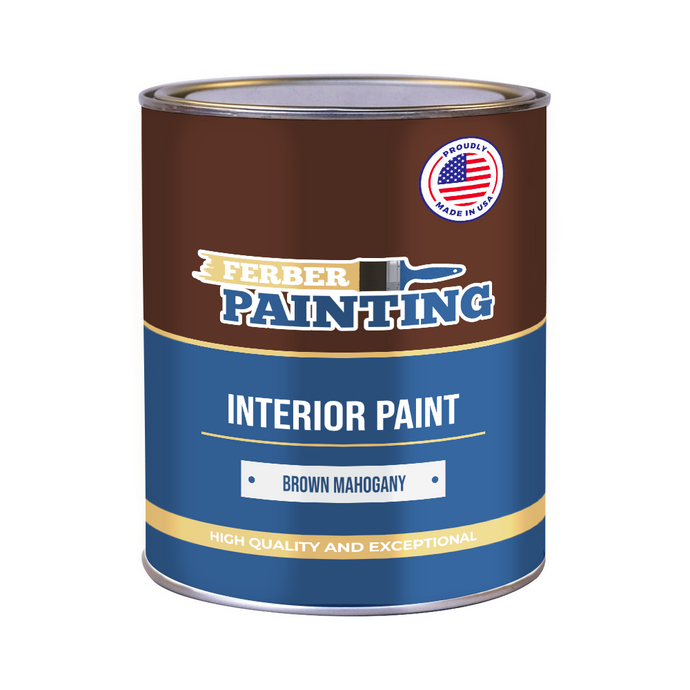 Maľovanie interiéru Mahagonová hnedá
